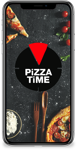 Pizza Time app on iPhone